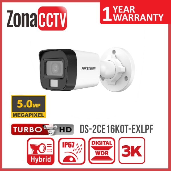 HIKVISION AHD DS-2CE16K0T-EXLPF (3K 5MP)