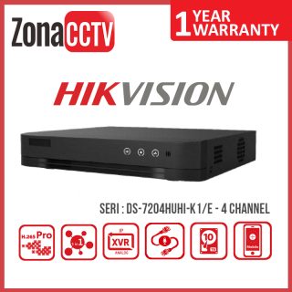 HIKVISION TURBO DVR - DS-7204HUHI-K1-E - 4 Channel