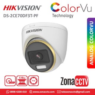 Hikvision ColorVU Analog Indoor 2MP - DS-2CE70DF3T-PF