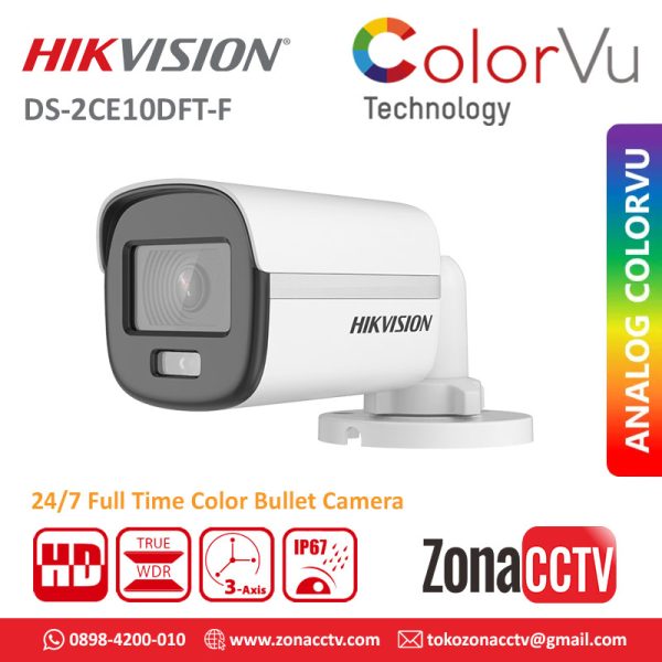 Hikvision ColorVU Analog Outdoor 2MP - DS-DCE10DFT-F