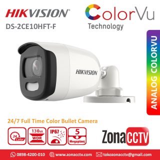 Hikvision ColorVU Analog Outdoor 5MP - DS-2CE10HFT-F