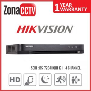 Toko Zona CCTV Cirebon - HIKVISION TURBO DVR - DS-7204HQHI-K1 - 4 Channel